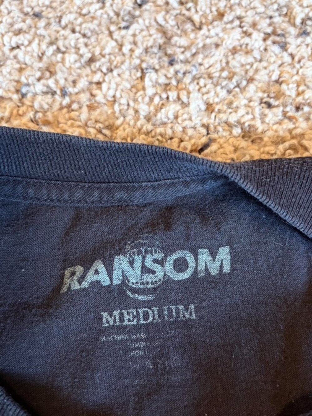 Ransom Mens Black T Shirt - Picture 4 of 7